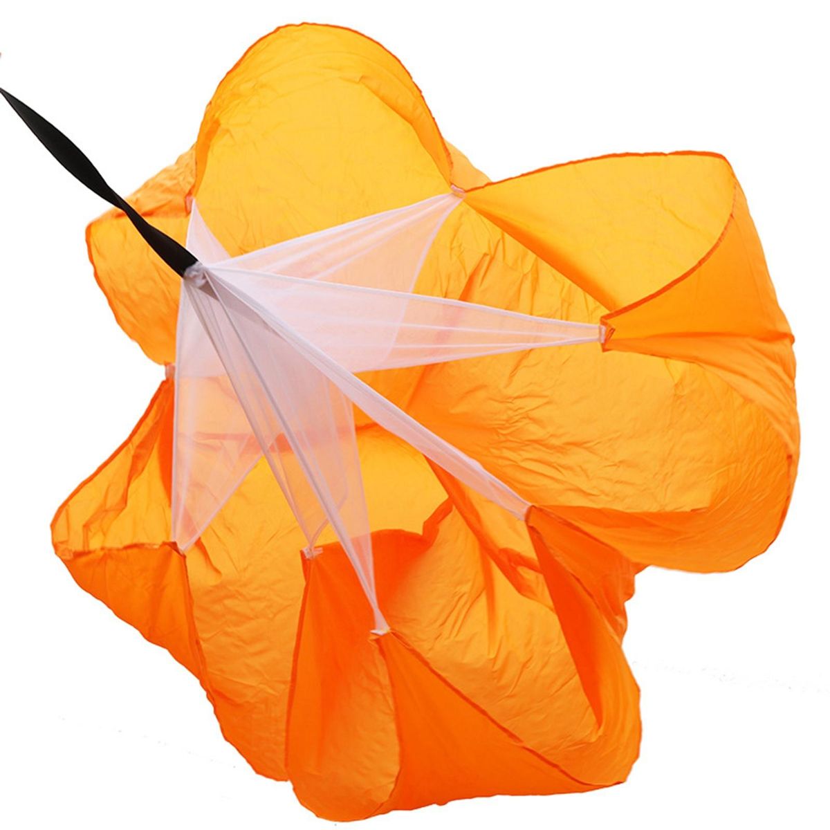 Drag Umbrella Soccer Speed Strength Parachute Dark Orange