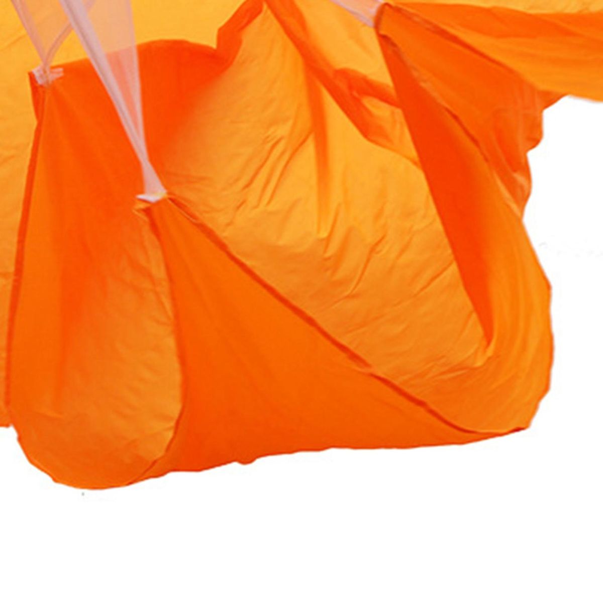 Drag Umbrella Soccer Speed Strength Parachute Dark Orange