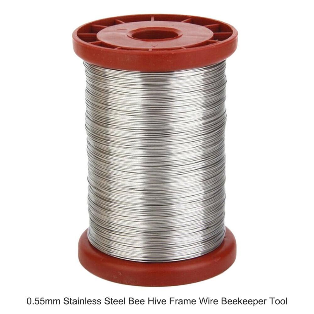 0.55mm Stainless Steel Bee Hive Frame Wire, Hive Frame Nest Steel Wire Beekeeping Equipment Bee Hive Tool Beekeeper Tool