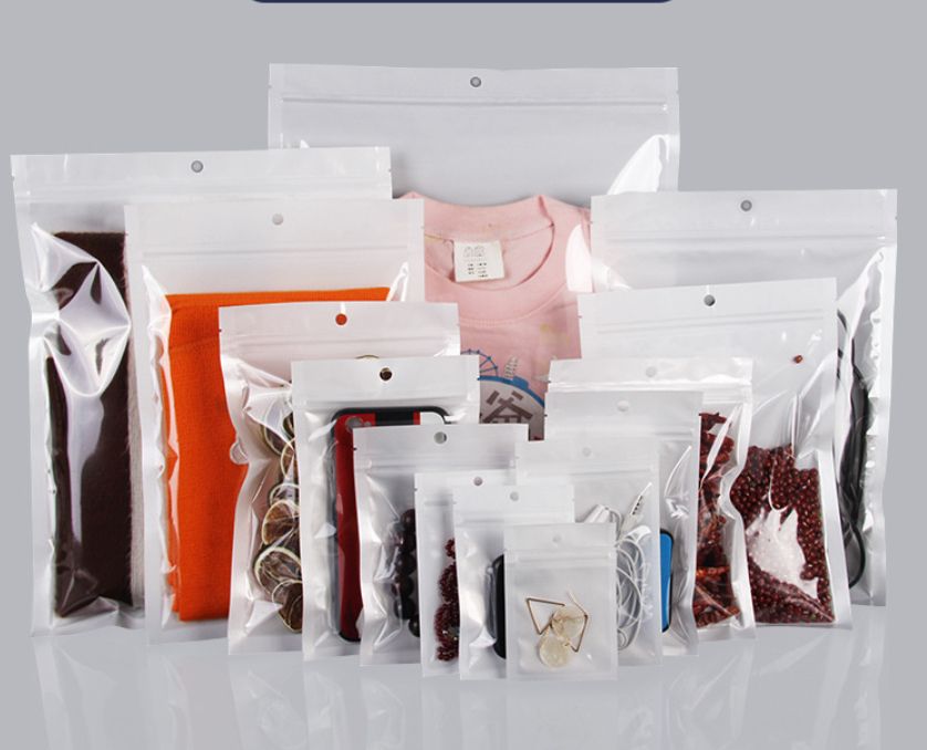 100pcs Resealable Packaging Pouch Food Storage Bag 7x10cm