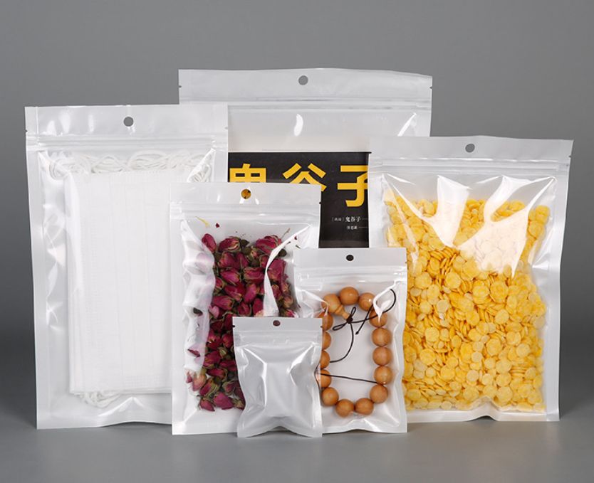 100pcs Resealable Packaging Pouch Food Storage Bag 7x10cm