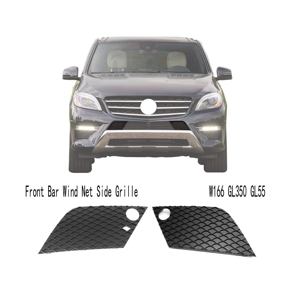 Front Bar Wind Net Ventilation Net Decorative Cover Side