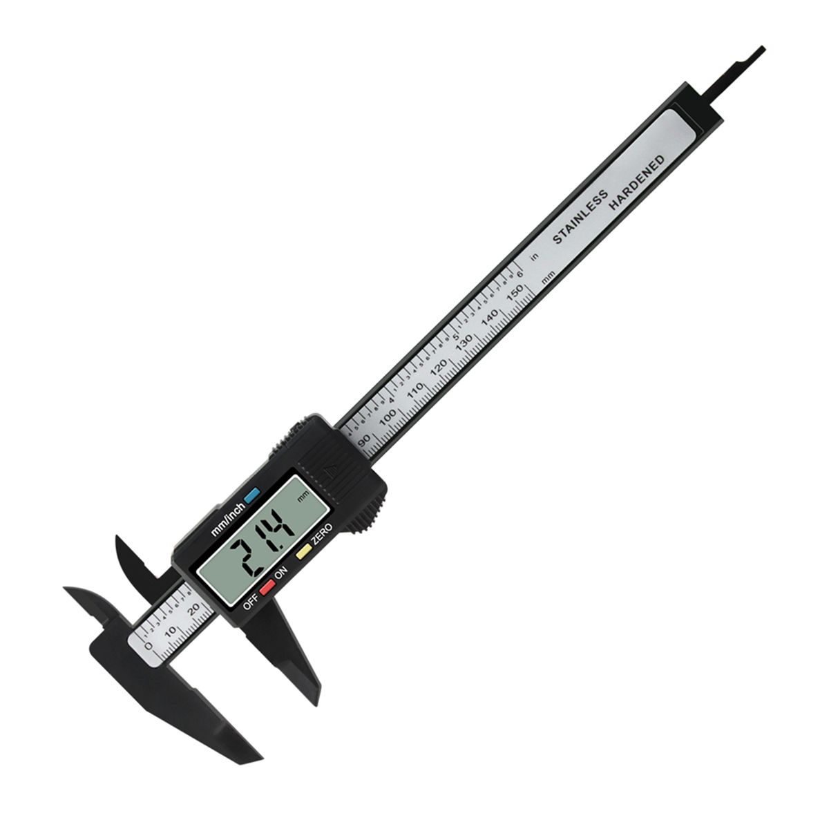0-6 Inch/ 150mm Electronic Digital Vernier Caliper Carbon