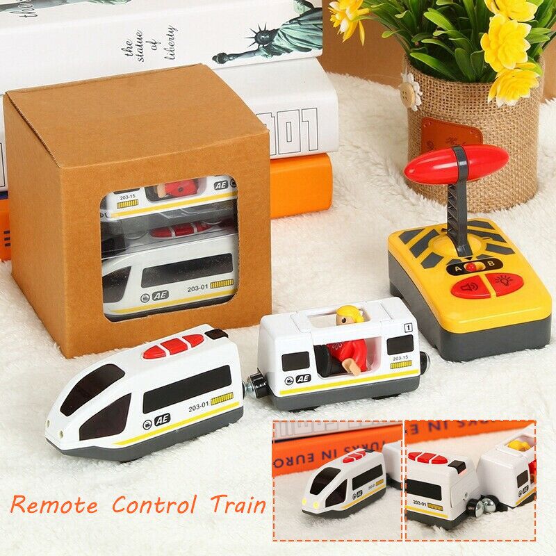 Electric High-speed Rail Train Track Small Train Compatible Toy For Kids Children