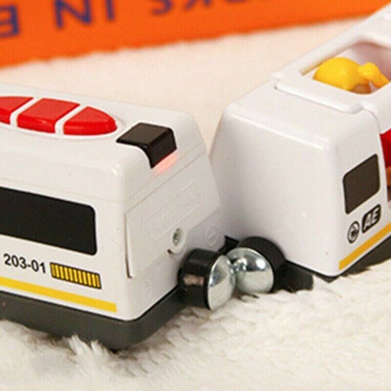 Electric High-speed Rail Train Track Small Train Compatible Toy For Kids Children