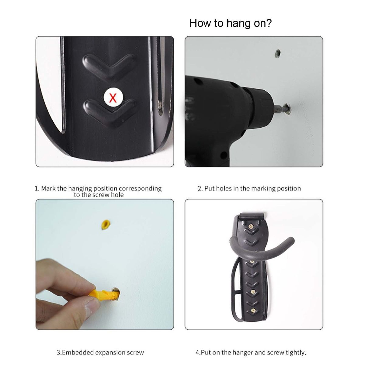Electric Scooter Wall Mounted Bracket Wall Mounted Storage