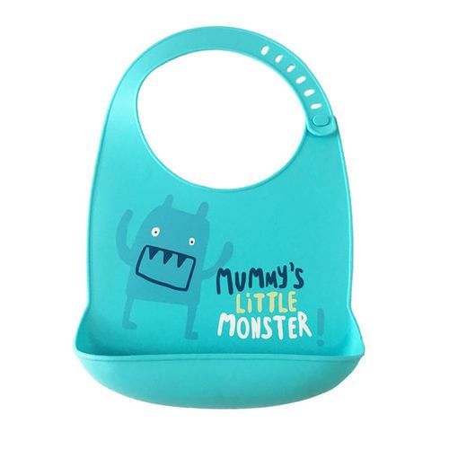 1pcs Adjustable Waterproof Silicone Baby Bibs