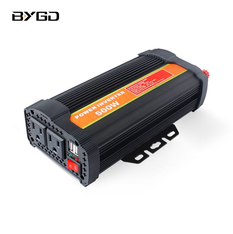 Solar Power Inverter Car 500W Peak 12V DC To 110V AC