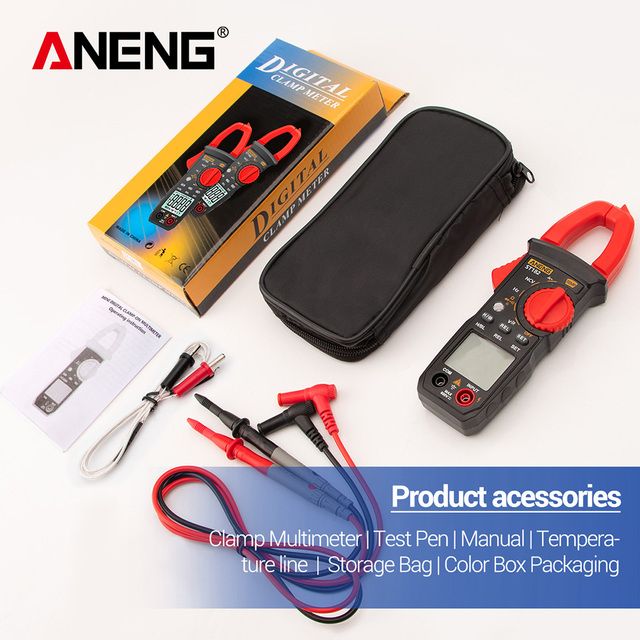 Aneng St182 Digital Clamp Meter Ac/dc Voltage Current Meter