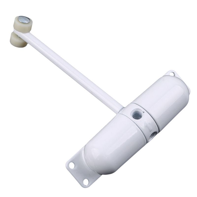 1 Set White Mounted Automatic Door Closer Door Door Closers