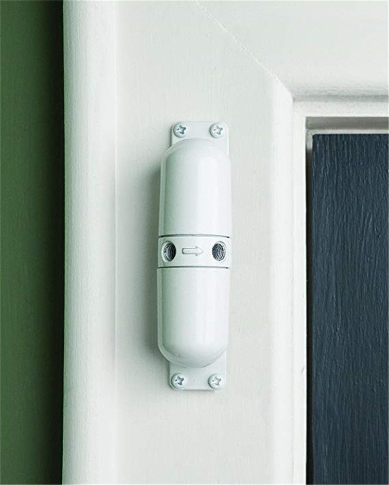 1 Set White Mounted Automatic Door Closer Door Door Closers
