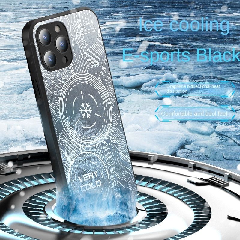 Case For 11 Iphone 11 Pro 11 Promax Cell Phone Cooling Case Game Mobile Phone Cooler Magsafe Phone Radiator Heatsink PUBG