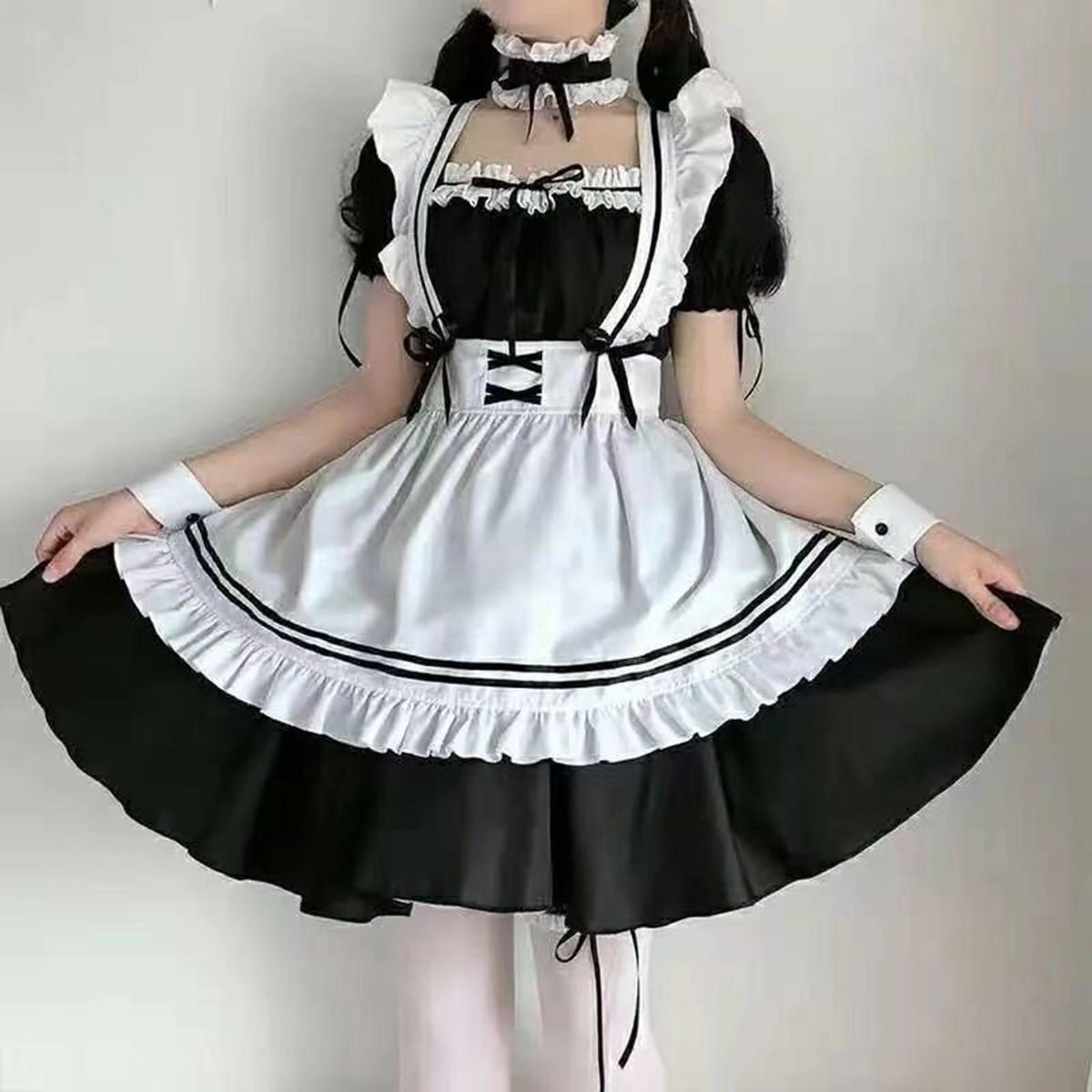 Maid Costume Japanese Anime Maid Dresses With Apron