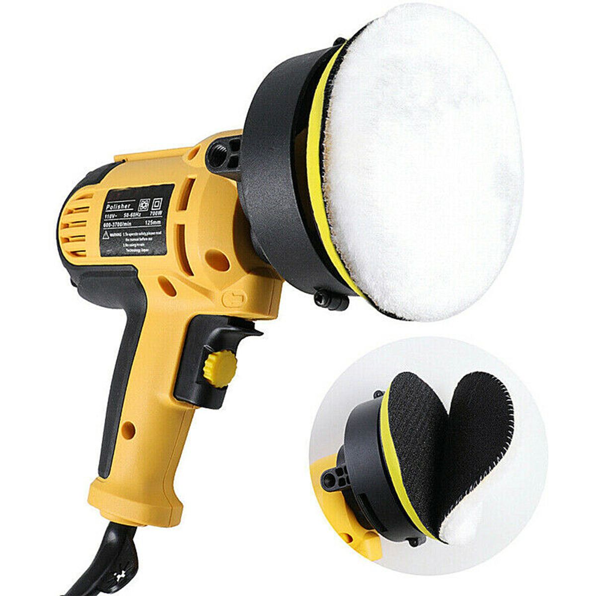 14Pcs Rotary Car Polisher 600W Buffer Sander Polishing