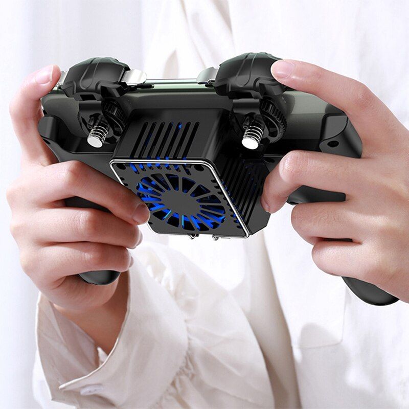 Mobile Phone Cooler Handle Semiconductor Cooling Fan Holder For Iphone Xs Max Xs XR Mobile Radiator Gamepad Controller