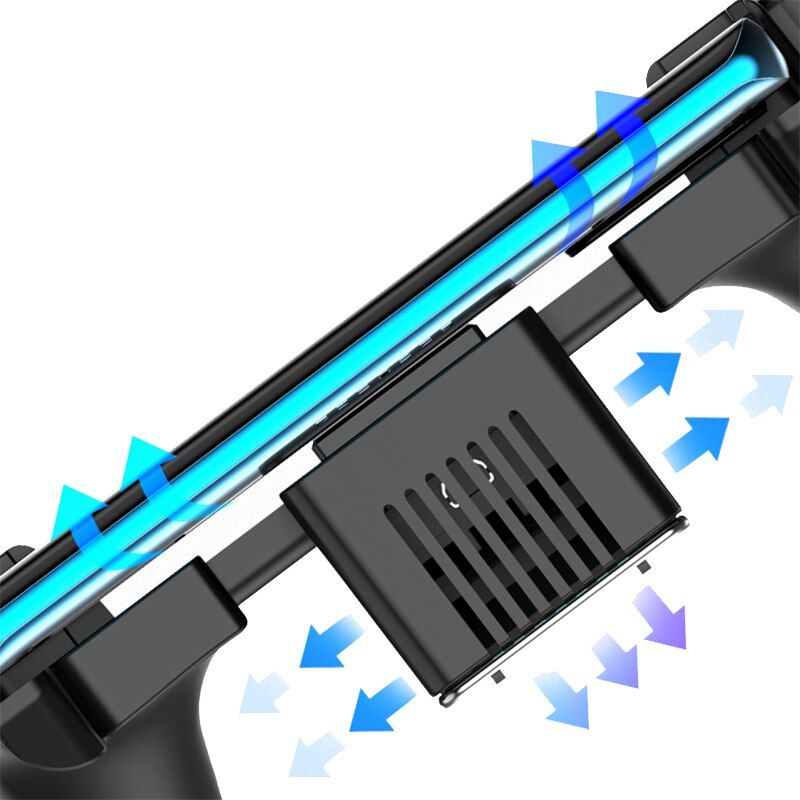Mobile Phone Cooler Handle Semiconductor Cooling Fan Holder For Iphone Xs Max Xs XR Mobile Radiator Gamepad Controller