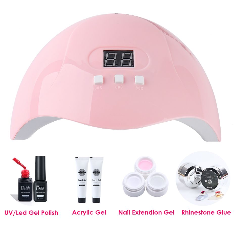 54W UV LED Nail Lamp Dryer For Manicure Lamps 18 LEDs