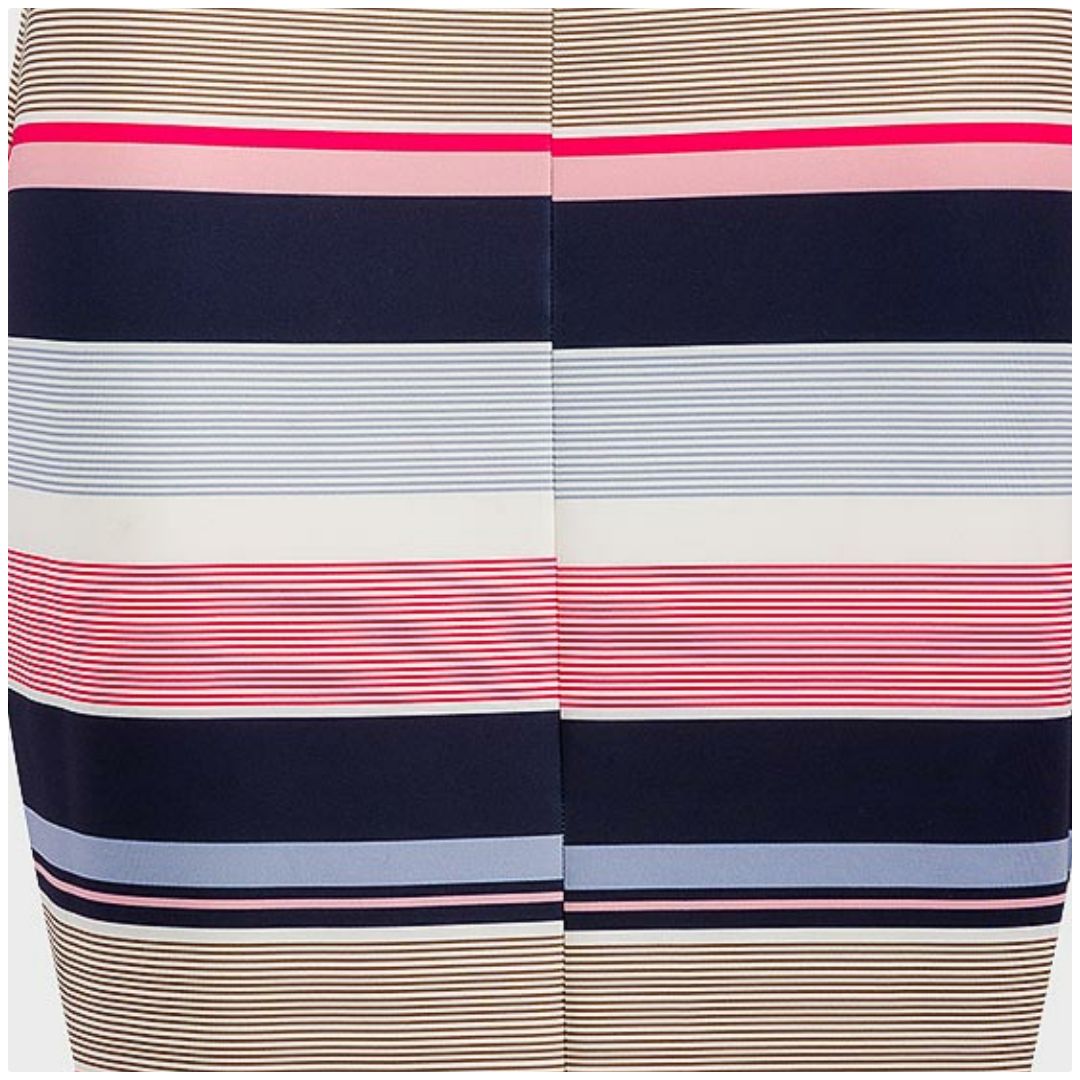 R Girls Stripe Skirt - Multicolor