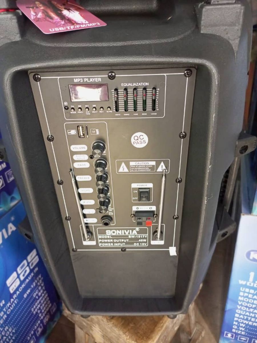Quality And Durable 15 Inches Rechargeable PA System