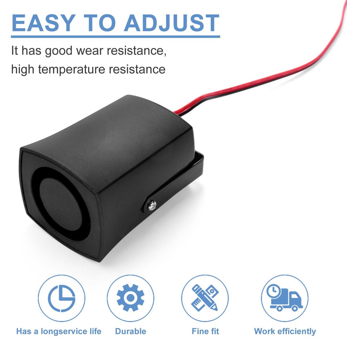 12-24V 6Tones Car Police Fire Alarm Horn Ring Alarm System Siren Speaker Warning Loud Sound Alarm Speaker