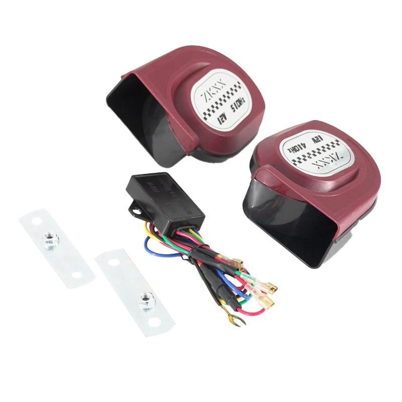 ZKXX 18 Tone 12V Echos Horns 105DB Surround Dual Snail Horn