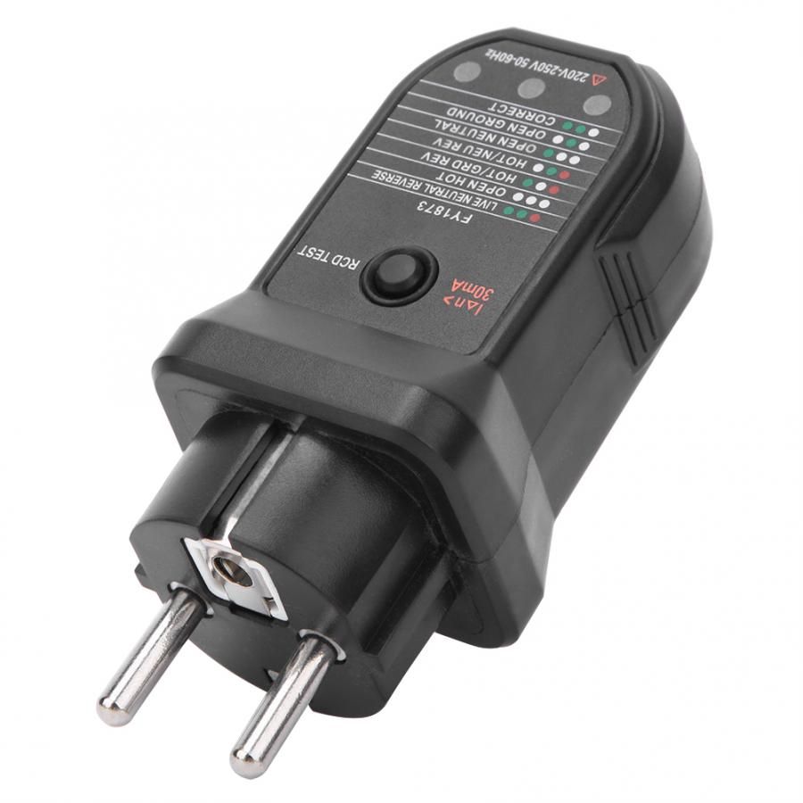 Socket Tester Circuit Polarity Detector EU Plug Outlet