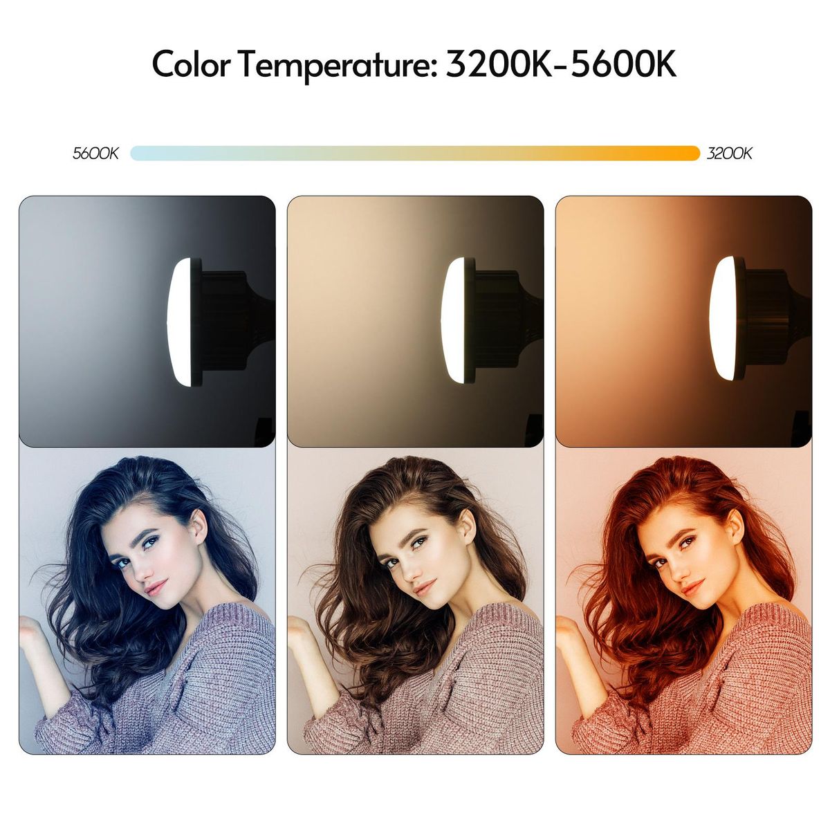 Studio Photography Light kit Softbox Lighting Set with 50x70cm Softbox + 45W 3200K-5600K Bi-color Temperature LED Light + Remote Control for Studio Portrait Product Photo Video