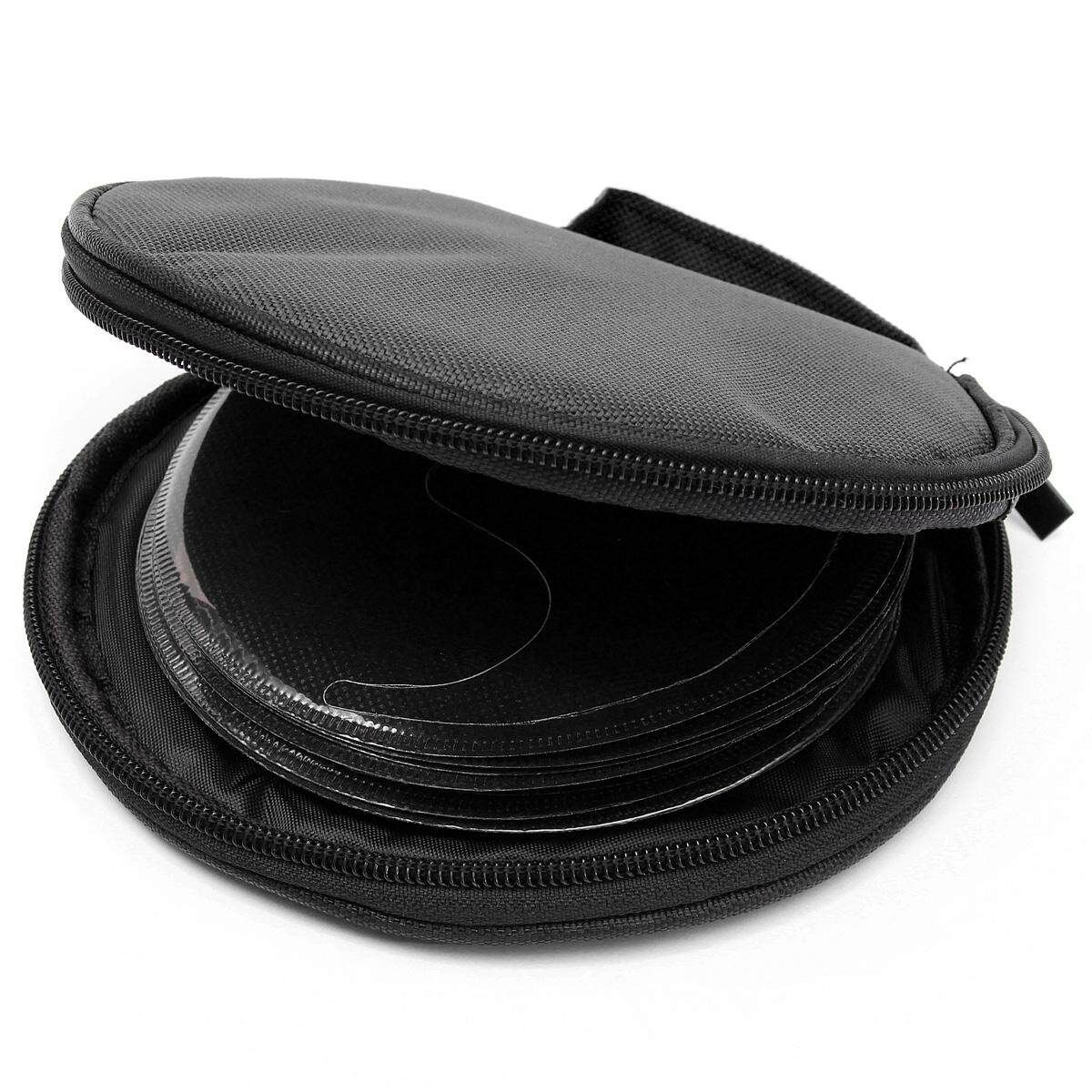 Hot 1PCS 20 Disc CD DVD Case Storage Holder Carry Case Organizer CD DVD Sleeve Wallet Cover Bag Box Holder DJ Storage Cover Black Black