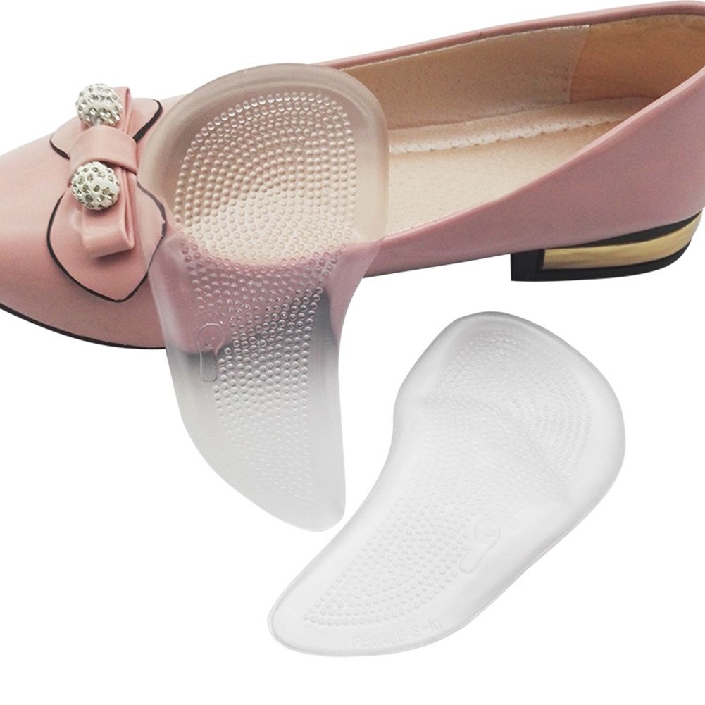 Silicone Flatfoot Corrector Shoe Pads Arch Support Insoles-