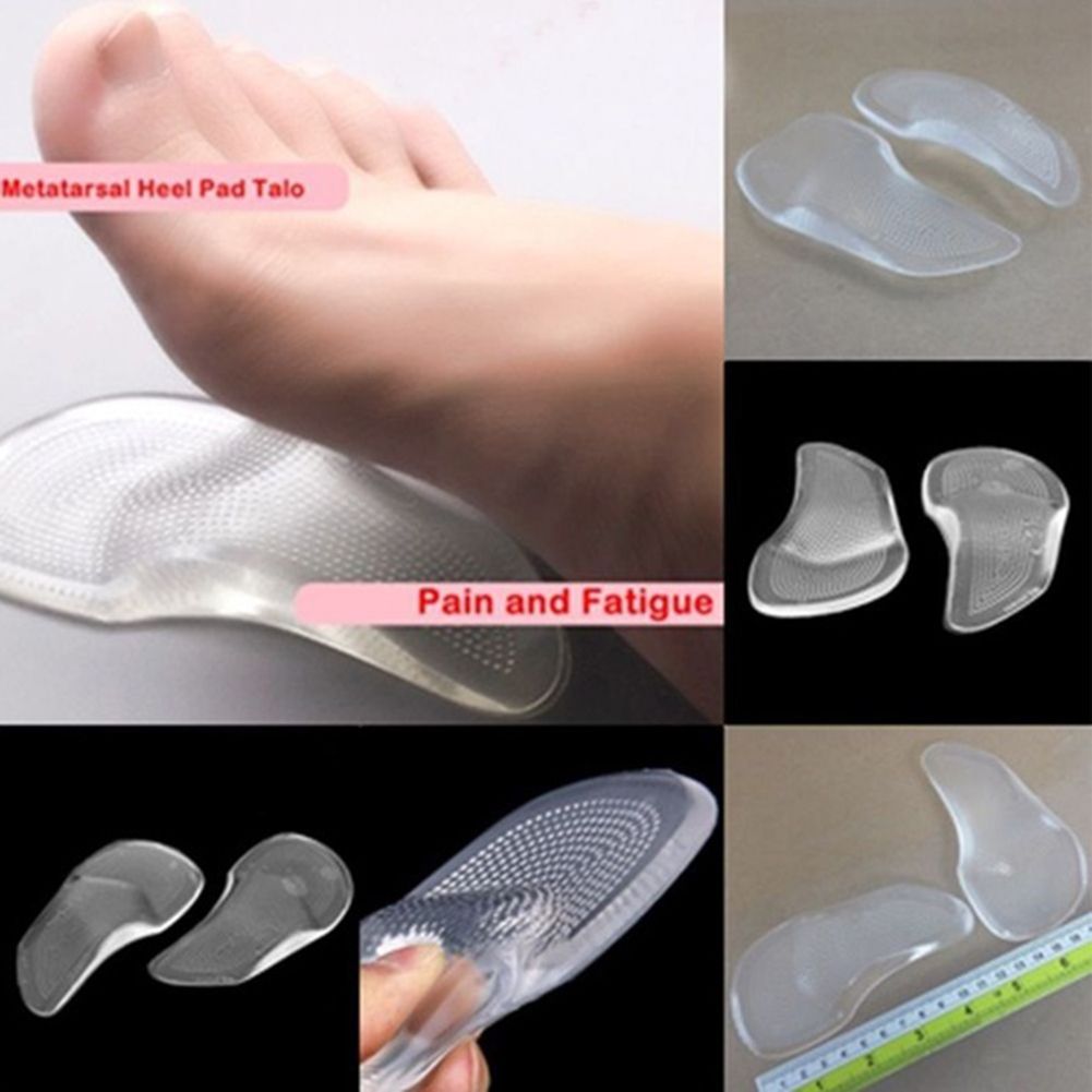 Silicone Flatfoot Corrector Shoe Pads Arch Support Insoles-