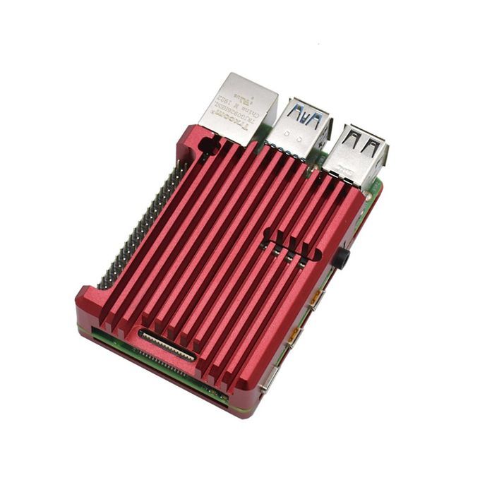 CNC Case Armor Shell With Heat Sinks For Raspberry Pi 4B-NO Fans