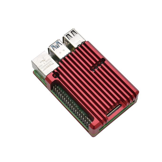 CNC Case Armor Shell With Heat Sinks For Raspberry Pi 4B-NO Fans