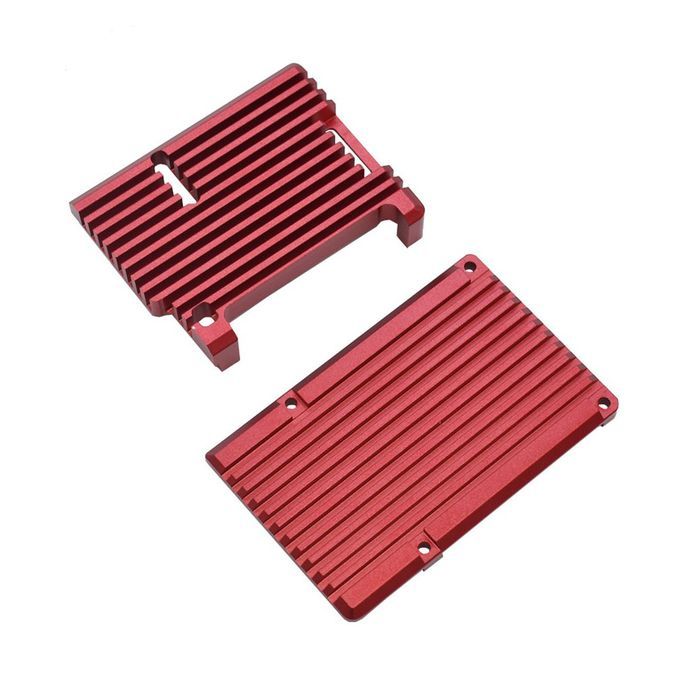 CNC Case Armor Shell With Heat Sinks For Raspberry Pi 4B-NO Fans