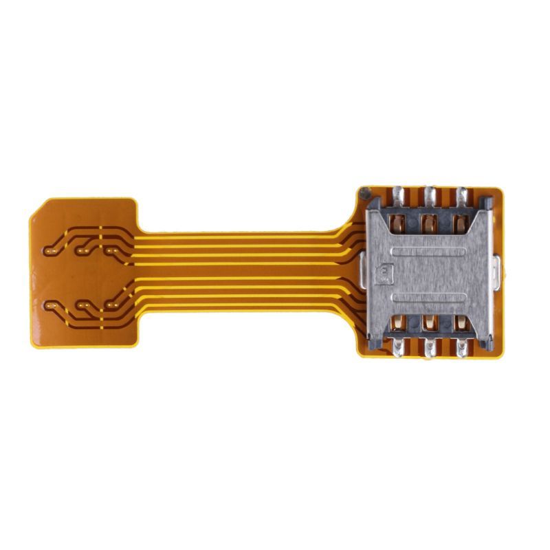 Double Dual SIM Card Micro SD Adapter For Android Phone Extender Nano Mic Nano To Nano