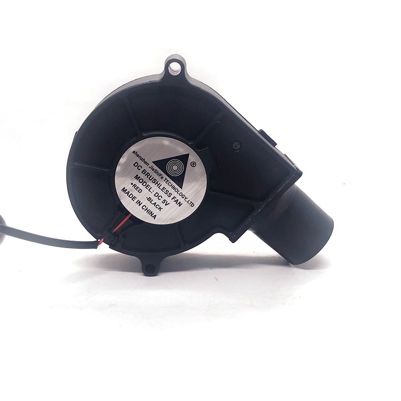 5V 75mm 75*30mm Turbo Blower With Air Duct USB Plug With Speed Controller Cooling Fan