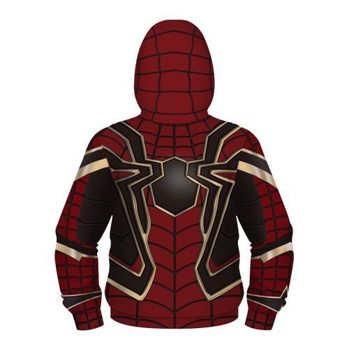 Children's Spiderman Zipper Long Sleeve Sweatshirt---BFV011
