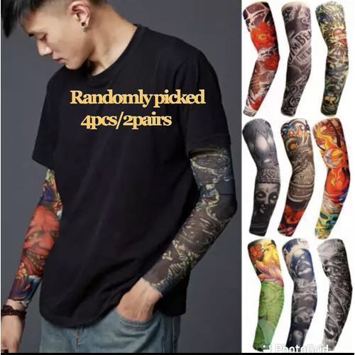 4 PCS/2pairs TATTOO SLEEVE NEW FASHION ARM WARMER