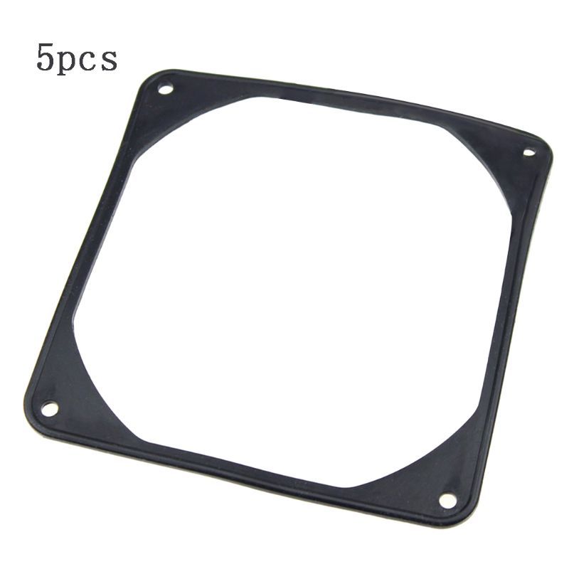 5PCS Silicone Rubber Fan Anti-Vibration Rubber Gasket Shock-proof Absorption Pad For PC Computer Case Accessories 12cm
