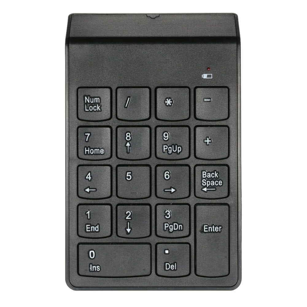 2.4G USB Numeric Keypad Wireless Number Pad 18 Keys Mini