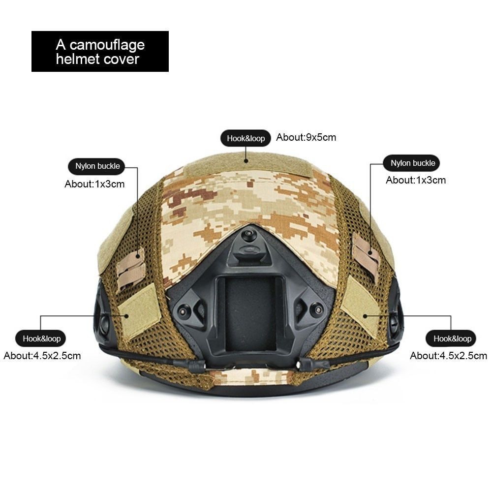 Tactical FAST Helmet Cover Military Helmet Cover Airsoft