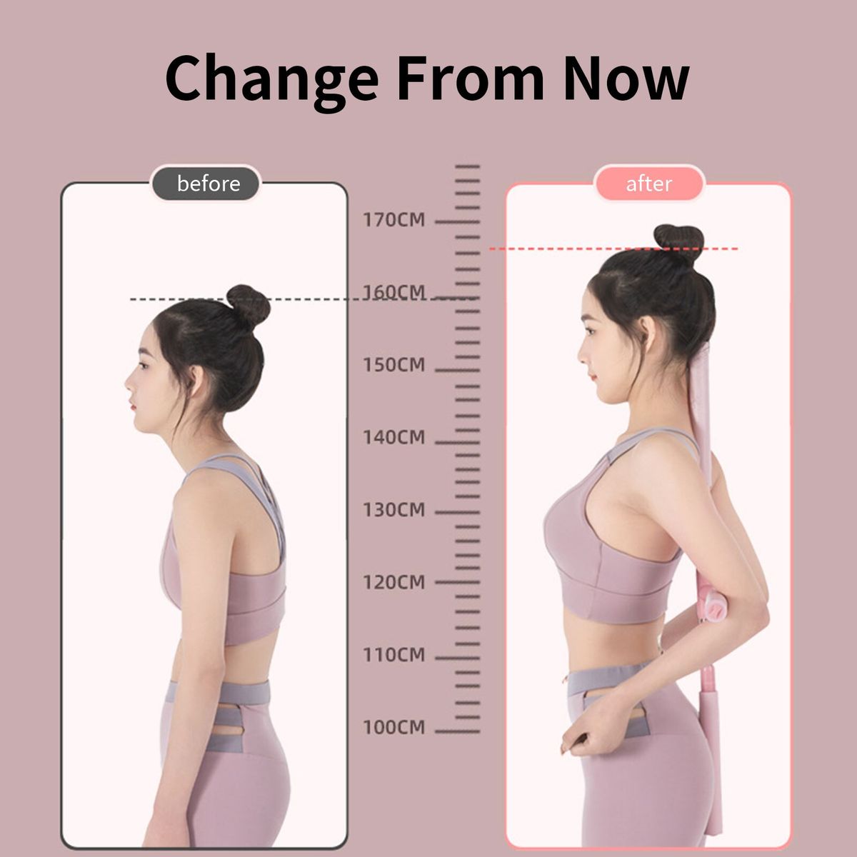 Adjustable Yoga Stick Back Correction Stick