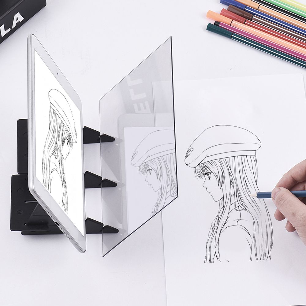 Optical Drawing Tracing Board Portable Sketching Painting