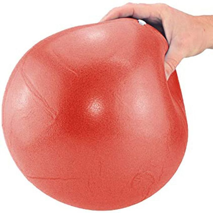 Pilates Auxiliary Ball Gymnasti  Ball Straw Ball PV  Matte Yoga Ball-red