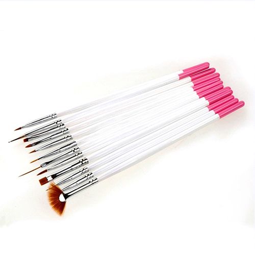 23 Pcs Nail Art Polish Painting Draw Pens Brush Tips Tools-