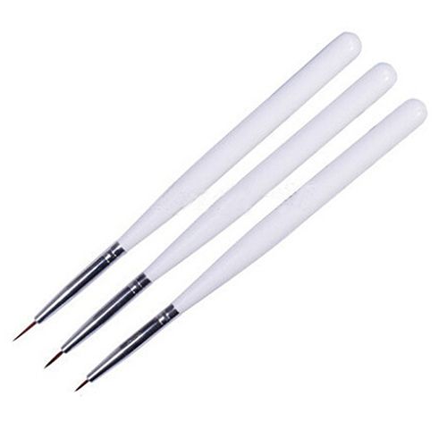 23 Pcs Nail Art Polish Painting Draw Pens Brush Tips Tools-