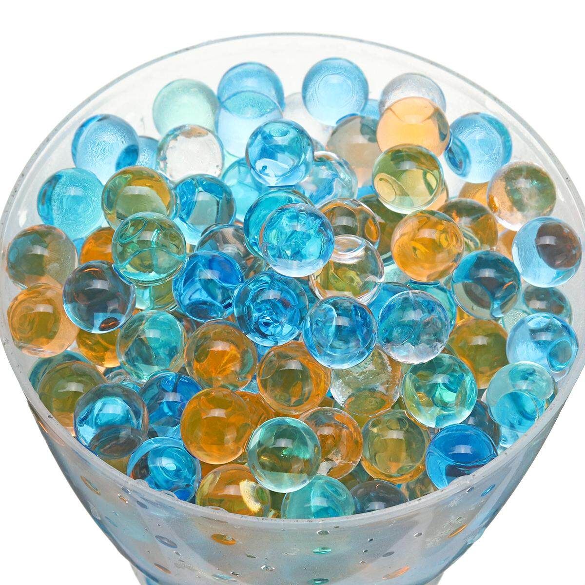1KG LOT HARDENED 7-8mm Balls Ammo Crystal Water Bead Toy Blaster Multicolor