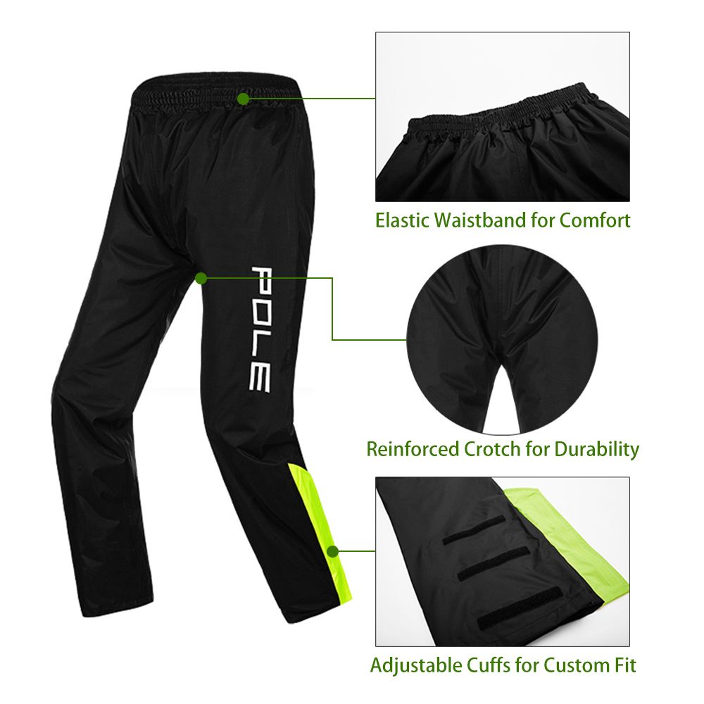 Men Waterproof Breathable Rain Suit Rain Jacket And Pants