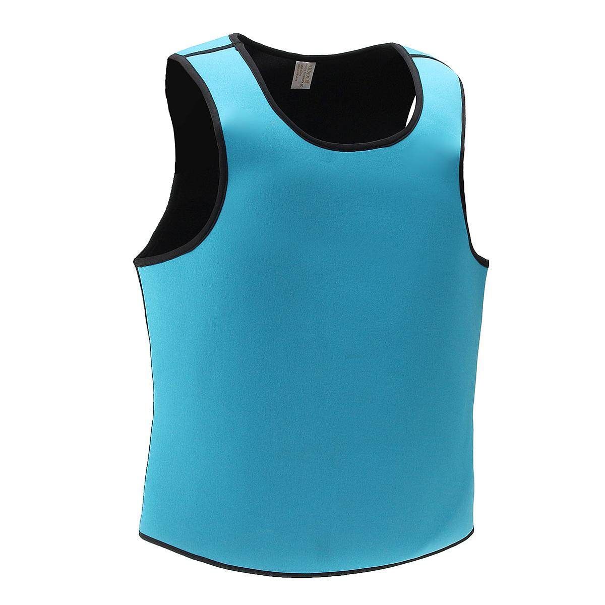 Mens Hot Neoprene Ultra Sweat Shirt Shapewear Body Chest Shaper Slimming 5XL