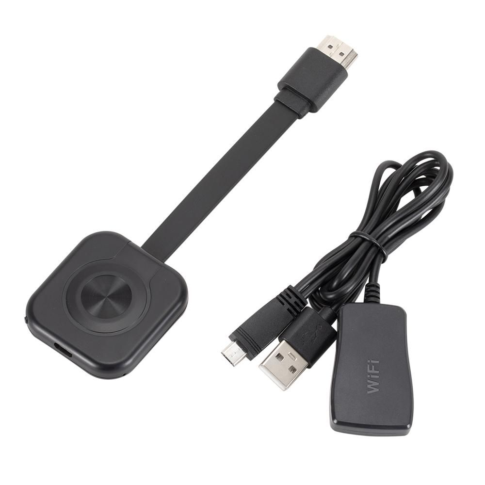 Mobile Phone Hdmi-compatible Bluetooth Adapter Projector Wireless Mirroring Screen Display Wifi Adapter Phone Accessories For PC Black