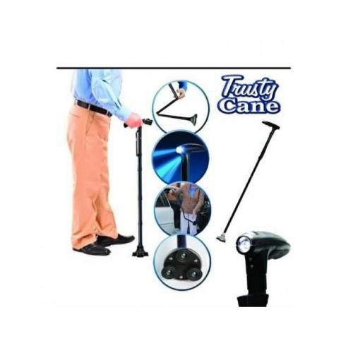 Solid Walking Stick With LED Light